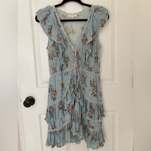Loveshackfancy India Floral Mini Dress - Picture 1 of 2